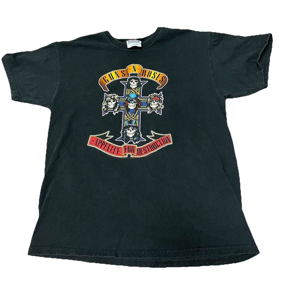 Vintage 2005 Guns N Roses Appetite For Destruction M Grunge Band Tee T shirt